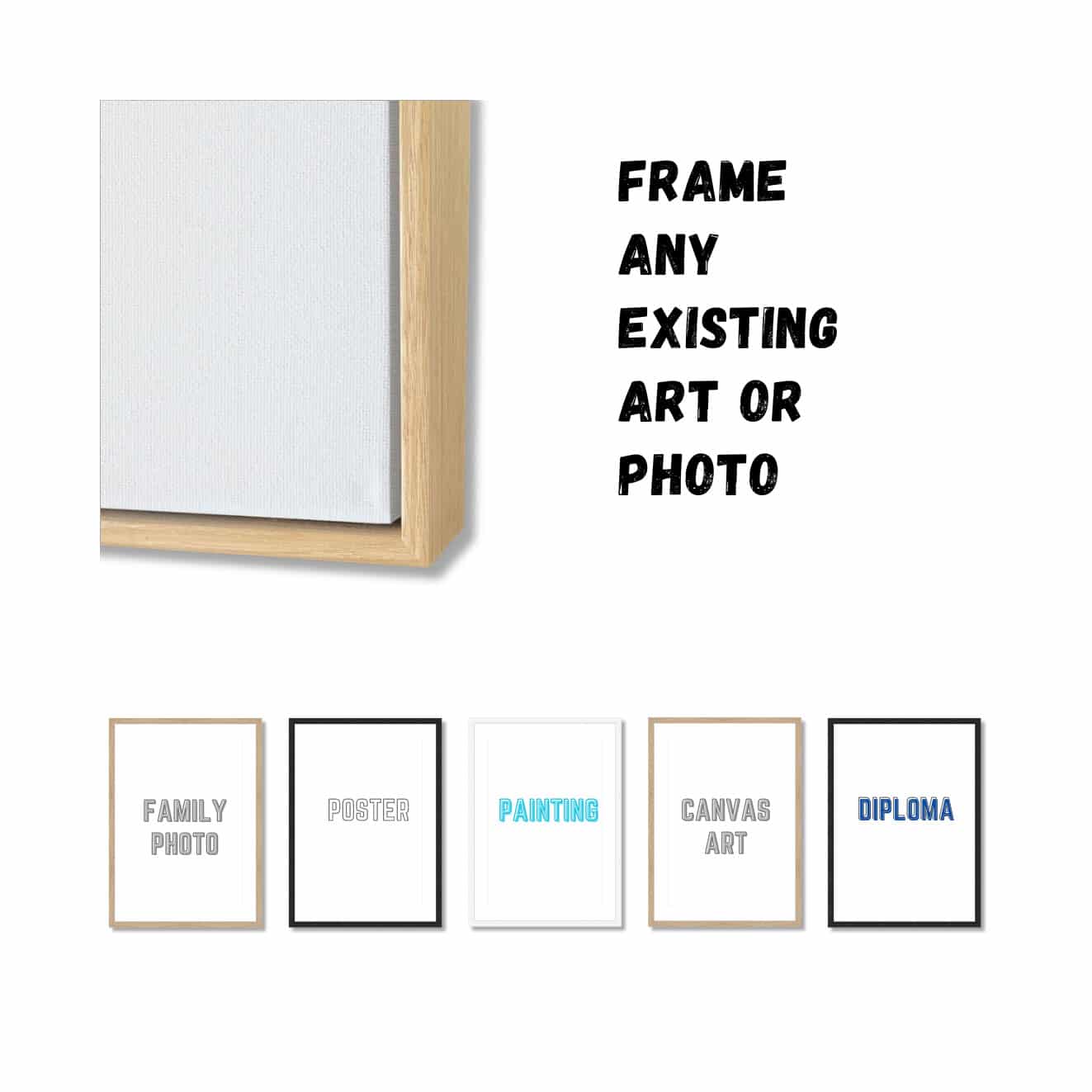 Art framing structure