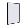 black floating frame canvas