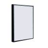BLACK FLOATING FRAME WITH WHITE CANVAS Trendy frames